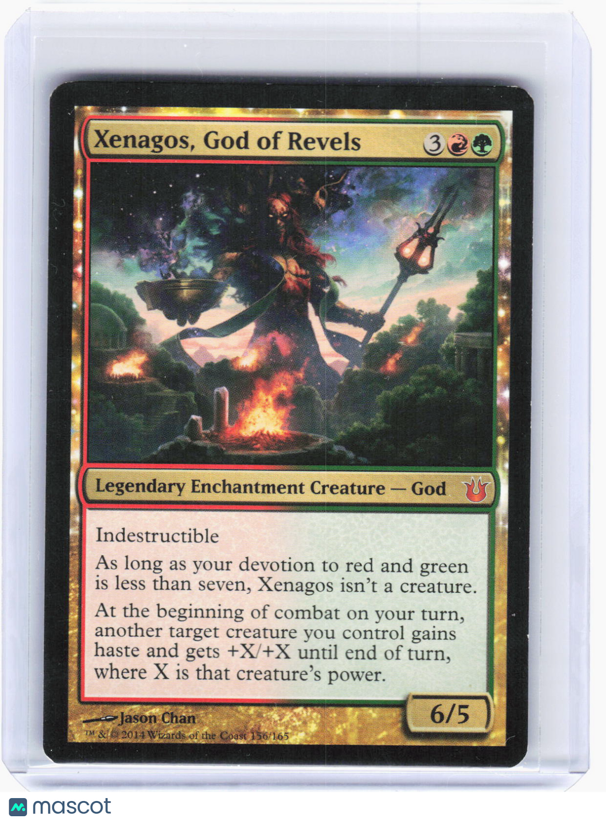 2014 Magic: The Gathering—Xenagos, God of Revels #156 (BNG)—Mythic Non-Foil (MP)