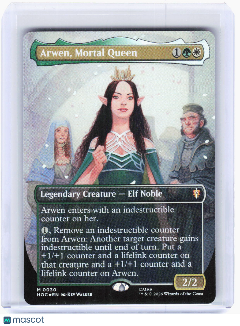 2023 Magic: The Gathering—Arwen, Mortal Queen (Borderless) #30 (HOC)—Mythic Foil