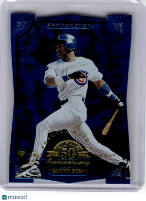 1998 Donruss Leaf Fractal Matrix Baseball—Sammy Sosa #144 Die-Cut 29/50