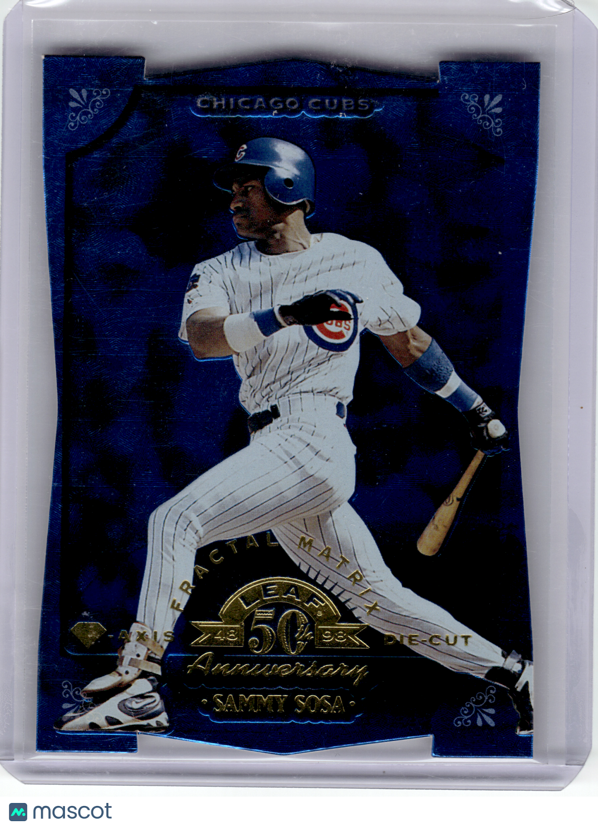 1998 Donruss Leaf Fractal Matrix Baseball—Sammy Sosa #144 Die-Cut 29/50
