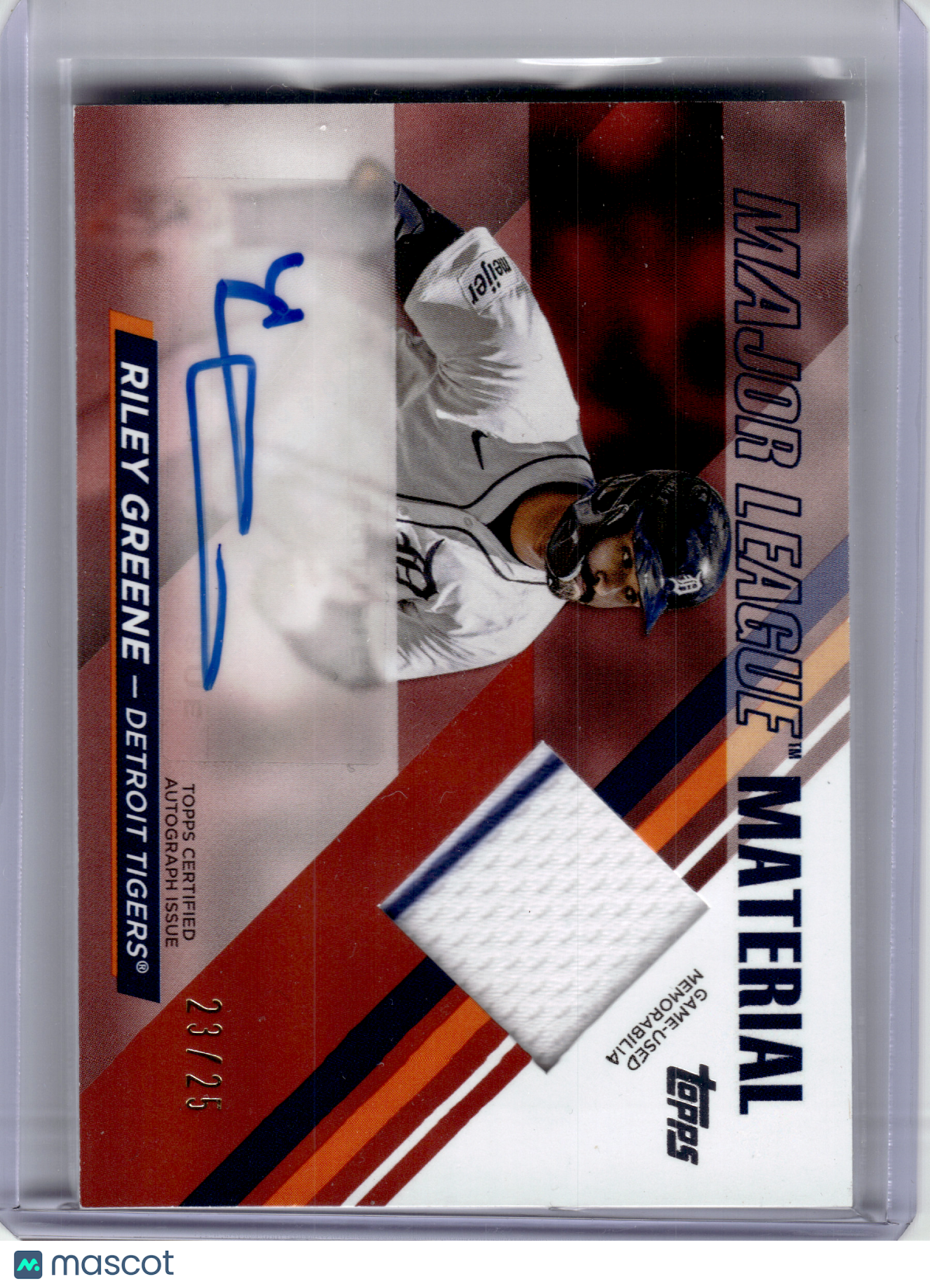 2024 Topps Update Series Baseball—Riley Greene #MLMAU-RG 23/25