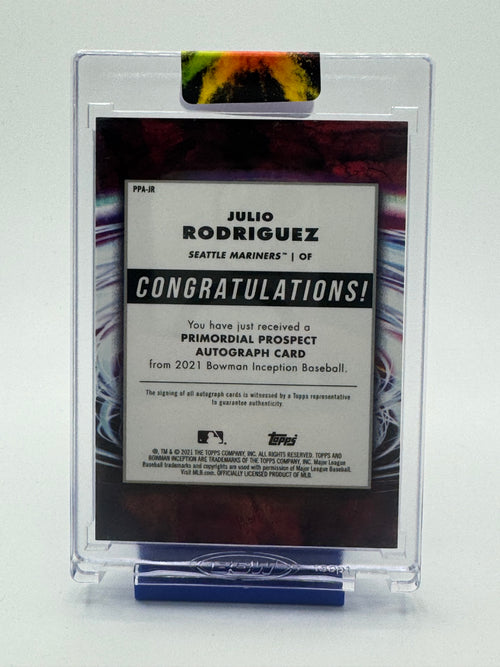 2021 Topps Bowman Inception Baseball—Julio Rodriguez #PPA-JR 30/50