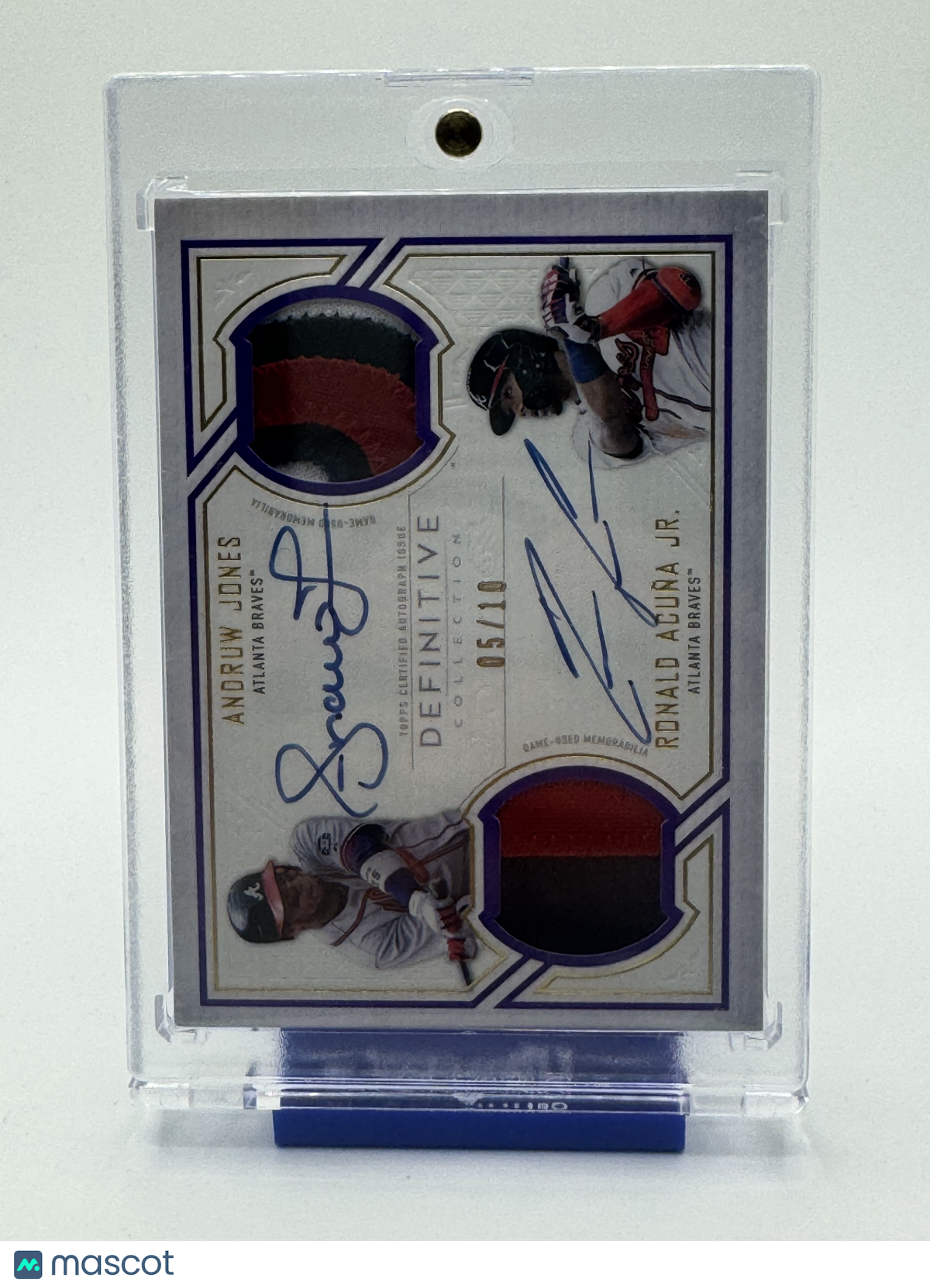 Topps Definitive Collection Baseball—Ronald Acuna Jr. and Andruw Jones 05/10