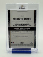 2023 Topps Inception Baseball—Julio Rodriguez #BRES-JR 50/50