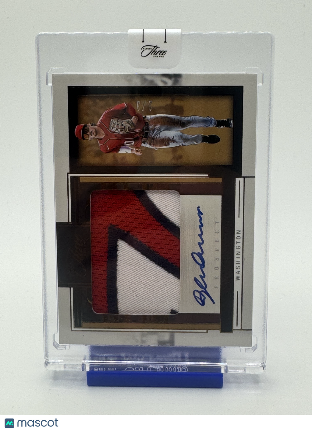2024 Panini Three and Two Baseball—Dylan Crews #PJA-DC Patch 2/3