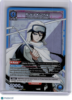 2025 Union Arena—Rukia Kuchiki #BLC-2-034 UEX01BT—Super Rare Foil