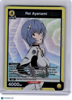2026 Union Arena—Rei Ayanami #EVA-1-005 Evangelion: New Theatrical Ed—SR Foil