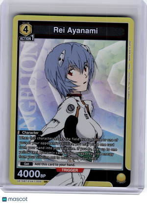 2026 Union Arena—Rei Ayanami #EVA-1-005 Evangelion: New Theatrical Ed—SR Foil