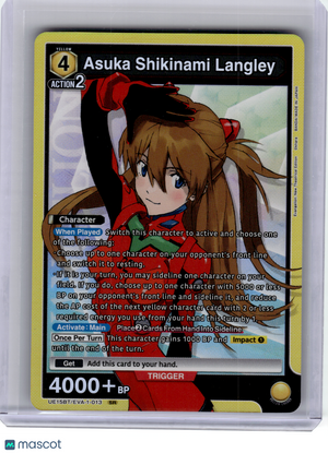 2024 Union Arena—Asuka Shikinami Langley #EVA-1-013 UE15BT—Super Rare Foil