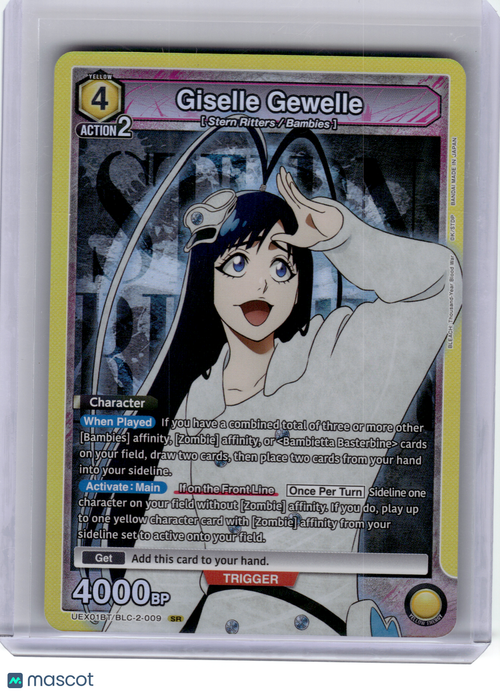2025 Union Arena—Giselle Gewelle #BLC-2-009 UEX01BT—Super Rare Foil