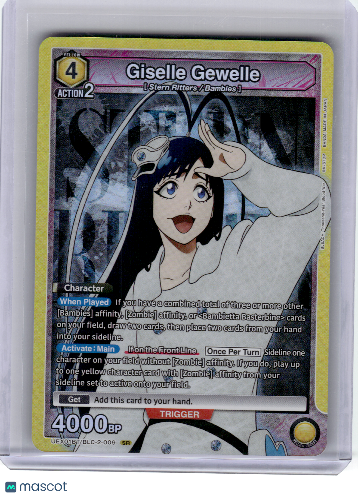 2025 Union Arena—Giselle Gewelle #BLC-2-009 UEX01BT—Super Rare Foil