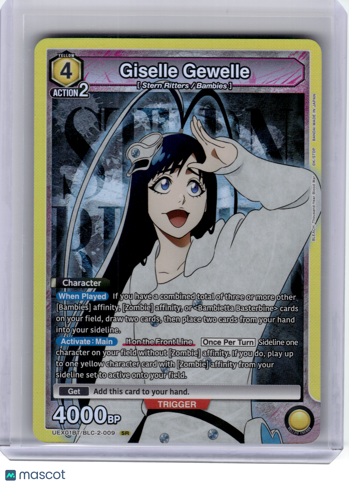 2025 Union Arena—Giselle Gewelle #BLC-2-009 UEX01BT—Super Rare Foil