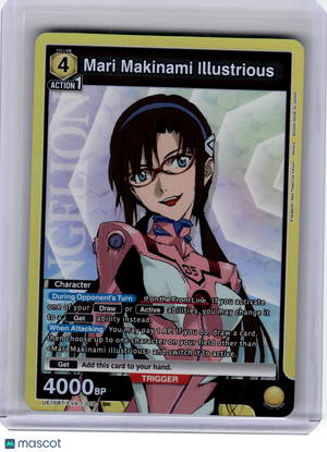2026 Union Arena—Mari Makinami Illustrious #EVA-1-018 UE15BT—Super Rare Foil