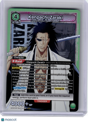 2025 Union Arena—Kenpachi Zaraki #BLC-2-067 UEX01BT—Super Rare Foil