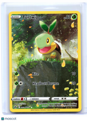 2023 Pokemon—Turtwig #GG31/GG70 Crown Zenith: Galarian Gallery—Ultra Rare Holo