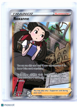 2023 Pokemon—Roxanne #GG66/GG70 Crown Zenith: Galarian Gallery—Ultra Rare Holo