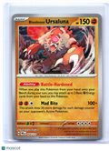 2025 Pokemon—Bloodmoon Ursaluna (Master Ball Pattern) #054/131 PRE—Rare Holo