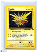 1999 Pokemon—Zapdos #15/62 Fossil—Holo Rare [Damaged]