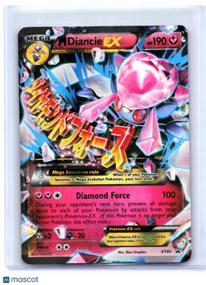 2015 Pokemon—M Diancie EX #XY44 XY Promos—Black Star Promo Holo [Damaged]