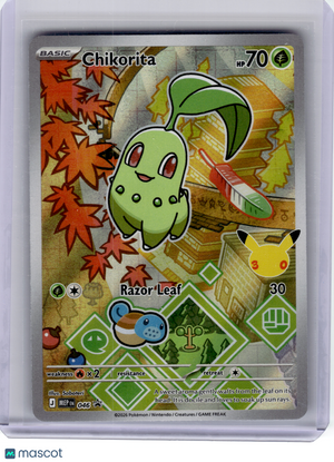 2026 Pokemon—Chikorita #046 Mega Evolution Promo—Black Star Promo Holo