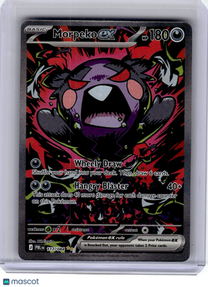 2026 Pokemon—Morpeko EX #117 Pitch Black—Special Illustration Rare Holo
