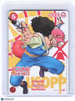 2026 One Piece Card Game—Usopp #OP11-003—Uncommon Foil (Round 1 Promo)