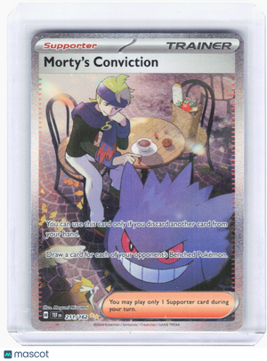 2024 Pokemon—Morty's Conviction #211 Temporal Forces—Special Illustration Rare