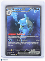 2023 Pokemon—Blastoise ex #200 Scarlet & Violet 151—Special Illustration Rare