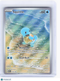 2023 Pokemon—Squirtle #170 Scarlet & Violet 151—Illustration Rare Holo