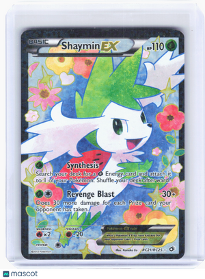 2013 Pokemon—Shaymin EX #RC21 Legendary Treasures: RC—UR Holo (Full Art) [MP]