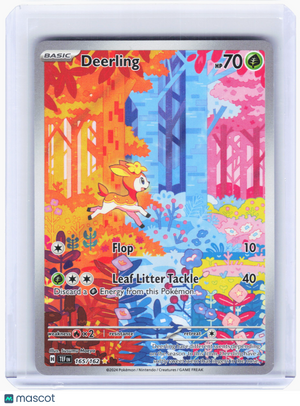2024 Pokemon—Deerling #165 Temporal Forces—Illustration Rare Holo