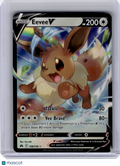 2023 Pokemon—Eevee V #108 Crown Zenith—Ultra Rare Holo [Lightly Played]