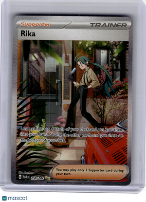 2023 Pokemon—Rika #258 Paradox Rift—Special Illustration Rare Holo