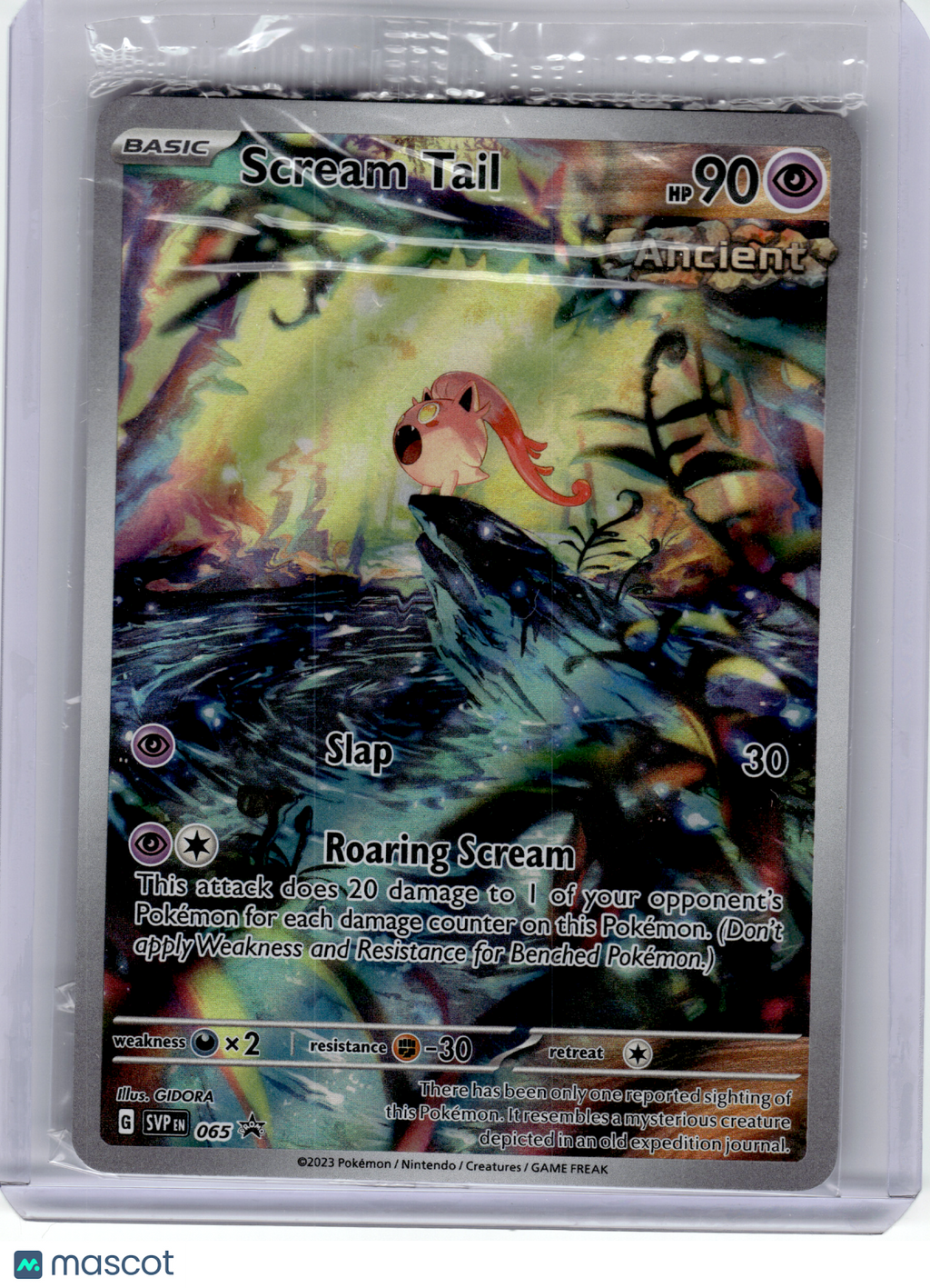 2023 Pokemon—Scream Tail #65 Scarlet & Violet—Black Star Promo Holo [Sealed]