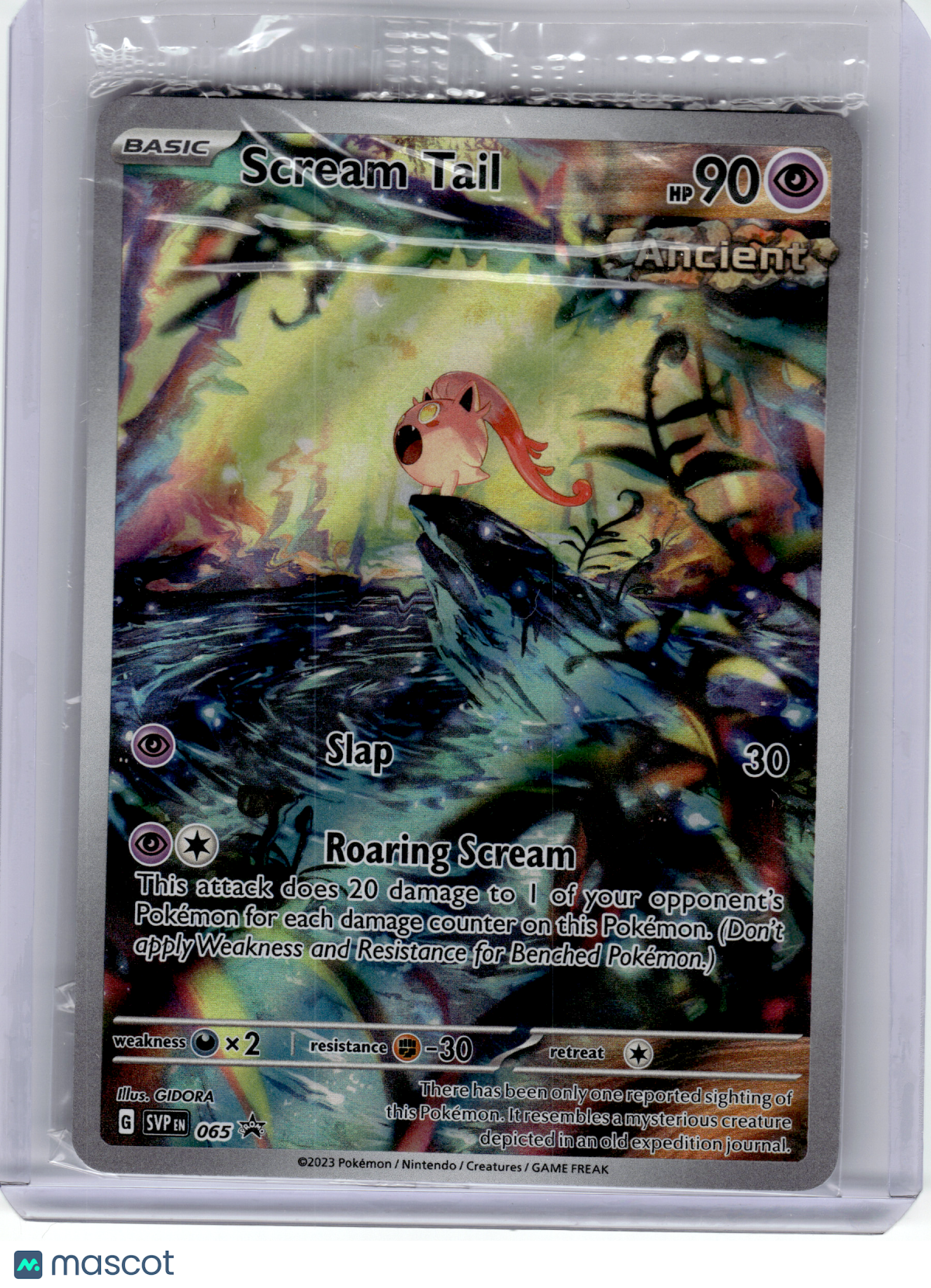 2023 Pokemon—Scream Tail #65 Scarlet & Violet—Black Star Promo Holo [Sealed]