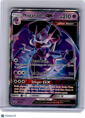 2018 Pokemon—Naganadel GX #SM125 SMP—Black Star Promo Holo [Lightly Played]