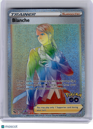 2022 —Blanche #82 Pokemon Go—Secret Rare Rainbow