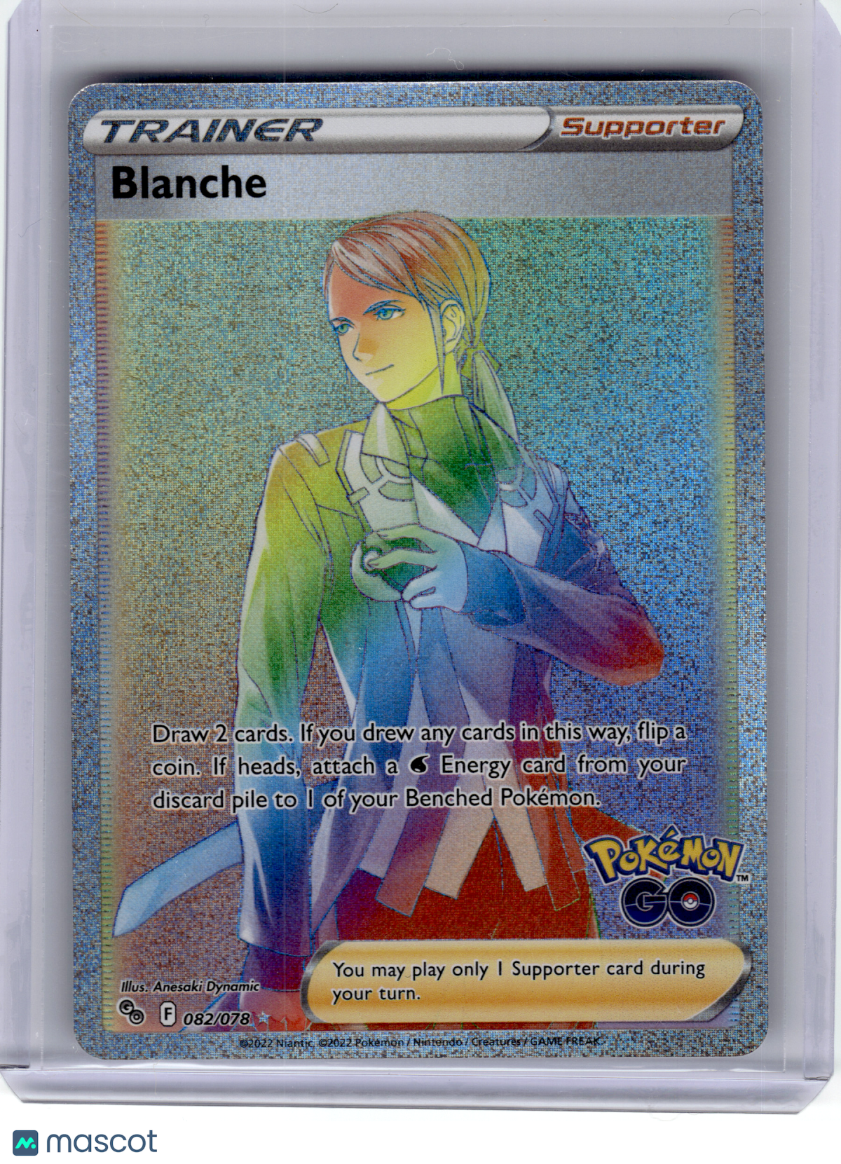 2022 —Blanche #82 Pokemon Go—Secret Rare Rainbow
