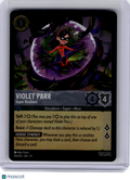 2026 Disney Lorcana—Violet Parr #176 Attack of the Vine—Super Rare Foil