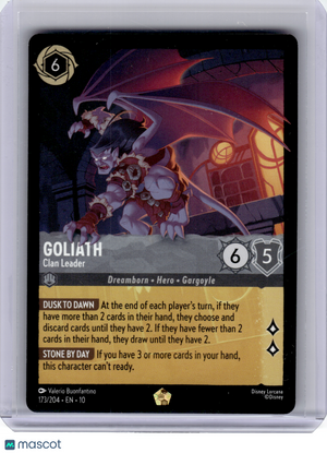 2025 Disney Lorcana—Goliath #173 Whispers in the Well—Legendary