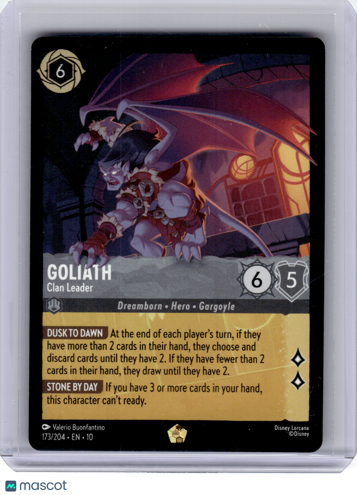 2025 Disney Lorcana—Goliath #173 Whispers in the Well—Legendary
