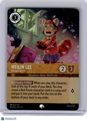 2026 Disney Lorcana—Meilin Lee #210 Attack of the Vine—Epic Foil