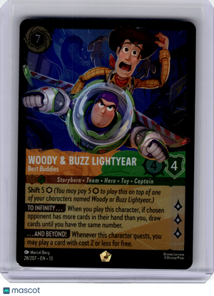 2026 Disney Lorcana—Woody & Buzz Lightyear #28 Attack of the Vine—Legendary Foil