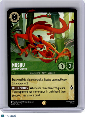 2026 Disney Lorcana—Mushu #97 Attack of the Vine—Legendary