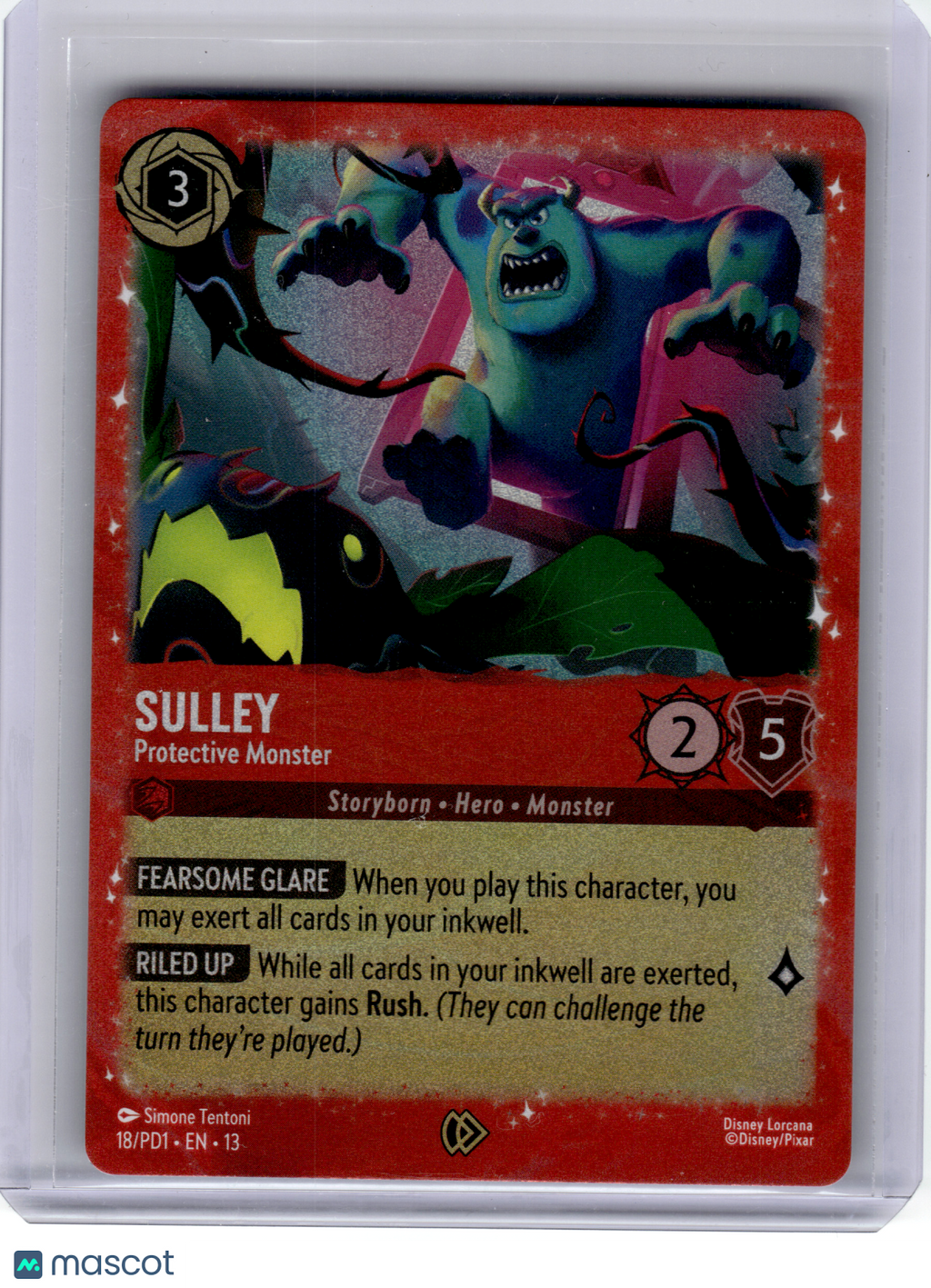 2026 —Sulley #18 Disney Lorcana Promo Cards—Promo Foil