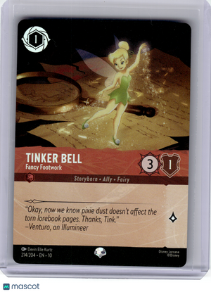 2025 Disney Lorcana—Tinker Bell #214 Whispers in the Well—Epic Foil