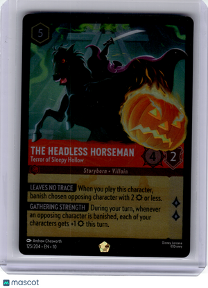 2025 Disney Lorcana—The Headless Horseman #125 EN10—Legendary Foil