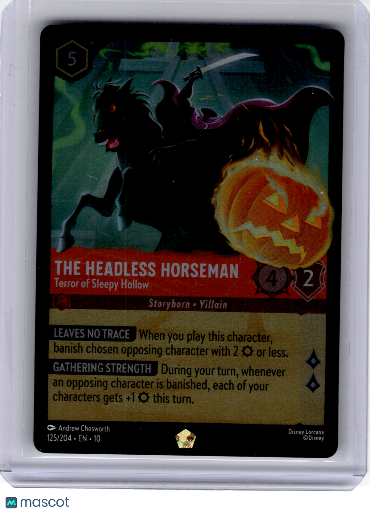 2025 Disney Lorcana—The Headless Horseman #125 EN10—Legendary Foil