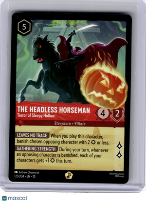 2025 Disney Lorcana—The Headless Horseman #125 Whispers in the Well—Legendary