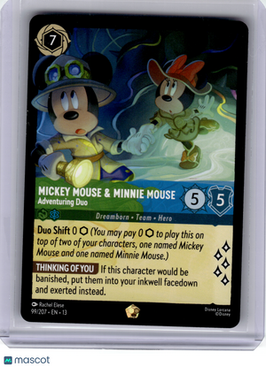 2026 Disney Lorcana—Mickey Mouse & Minnie Mouse #99 Attack of the Vine—Legendary